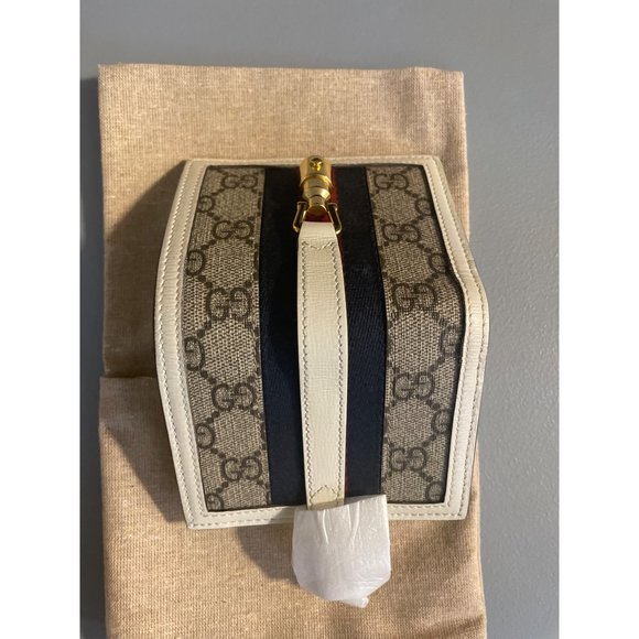 Gucci Wallet 645536 Jackie 1961 Rare Blue/Red - Picture 10 of 11